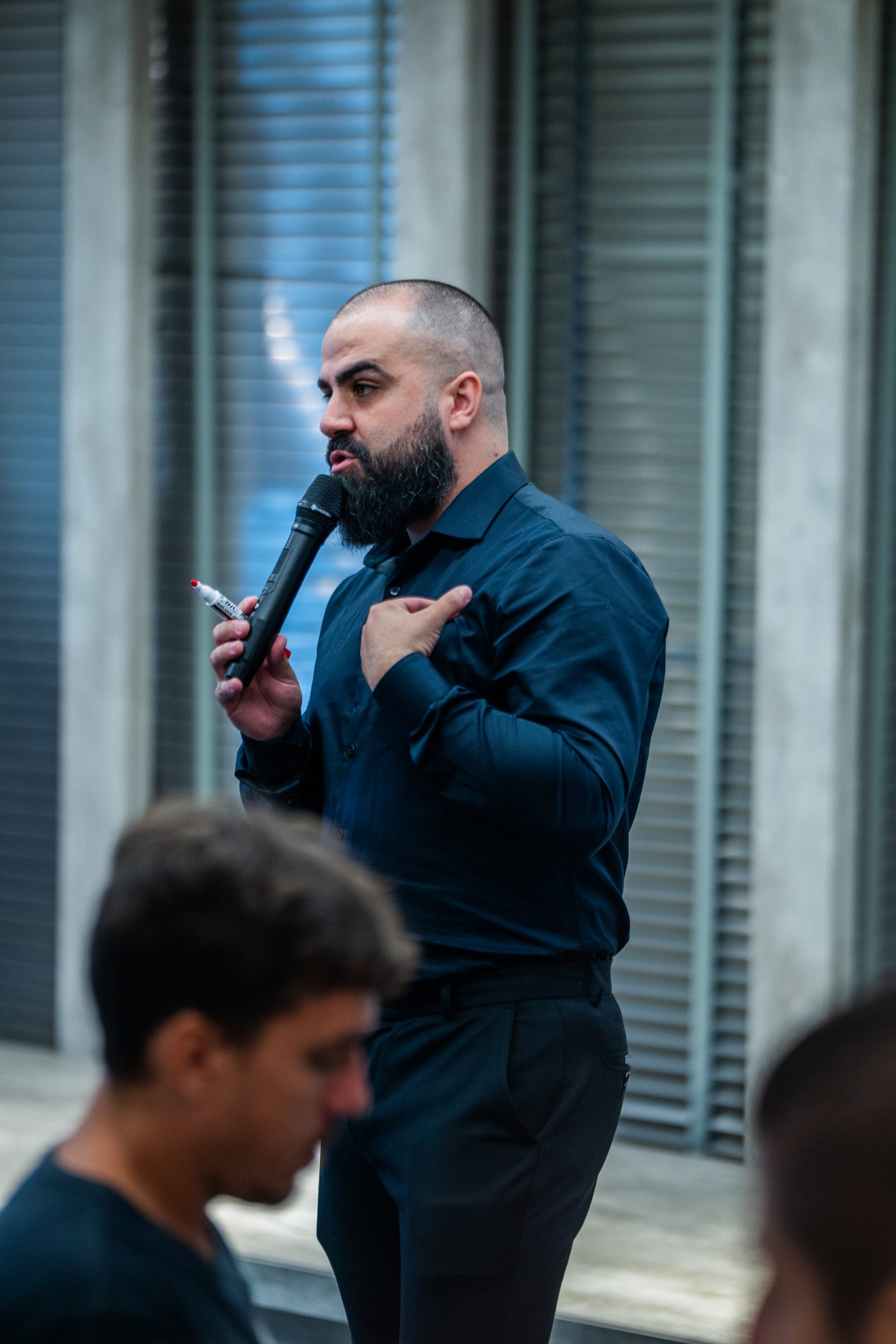 Rudnei Mazepa em conexão com a plateia